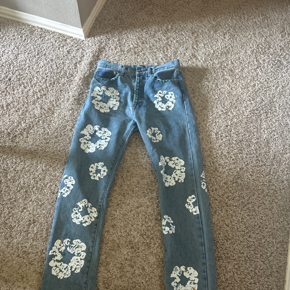 Denim Tears rhinestone jeans
